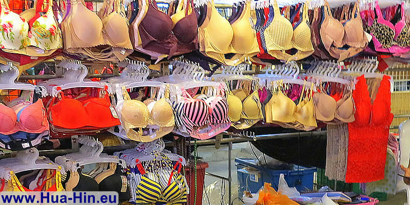 Ladies underwear night market Hua Hin