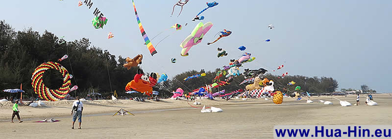 Kite artists come to Cha-Am