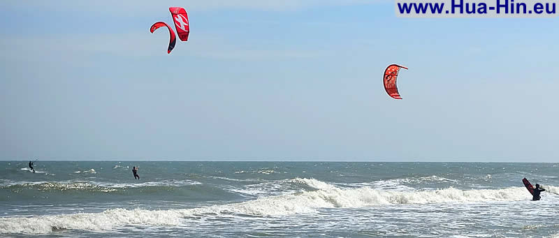 kitesurfing beach in Hua Hin