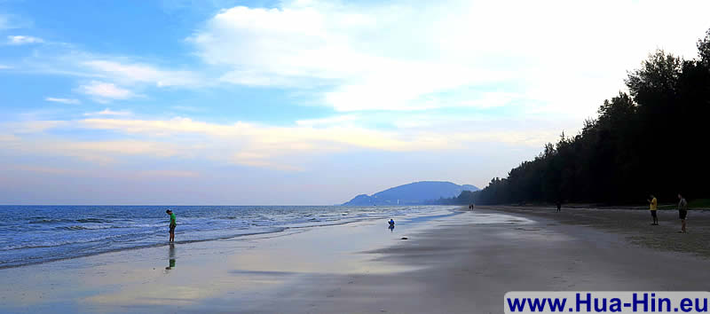 Romantic evening Suan Son beach Hua Hin